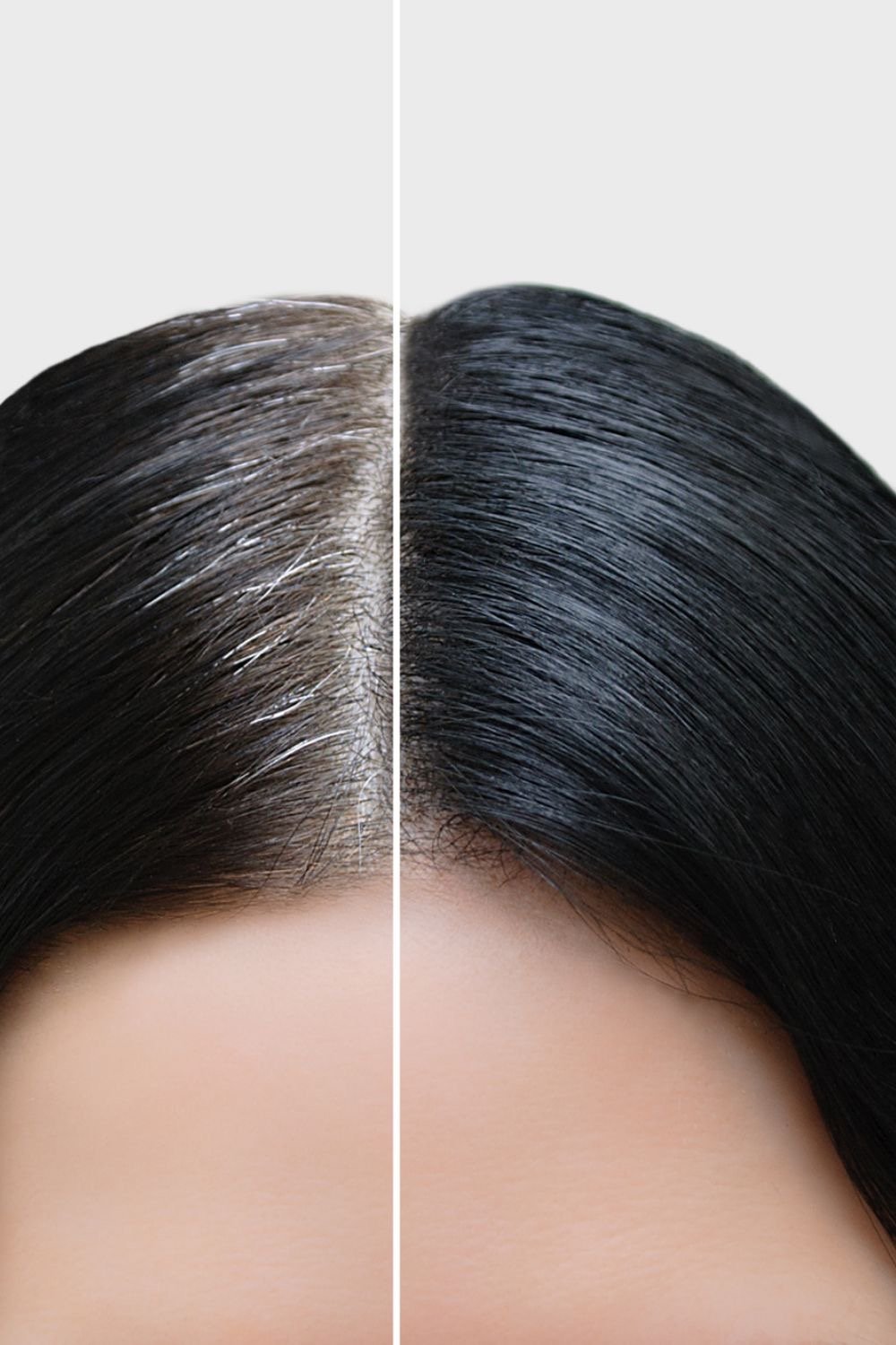 صبغة جذور طبيعية للشيب - أسود (Gray Hair Coloring)