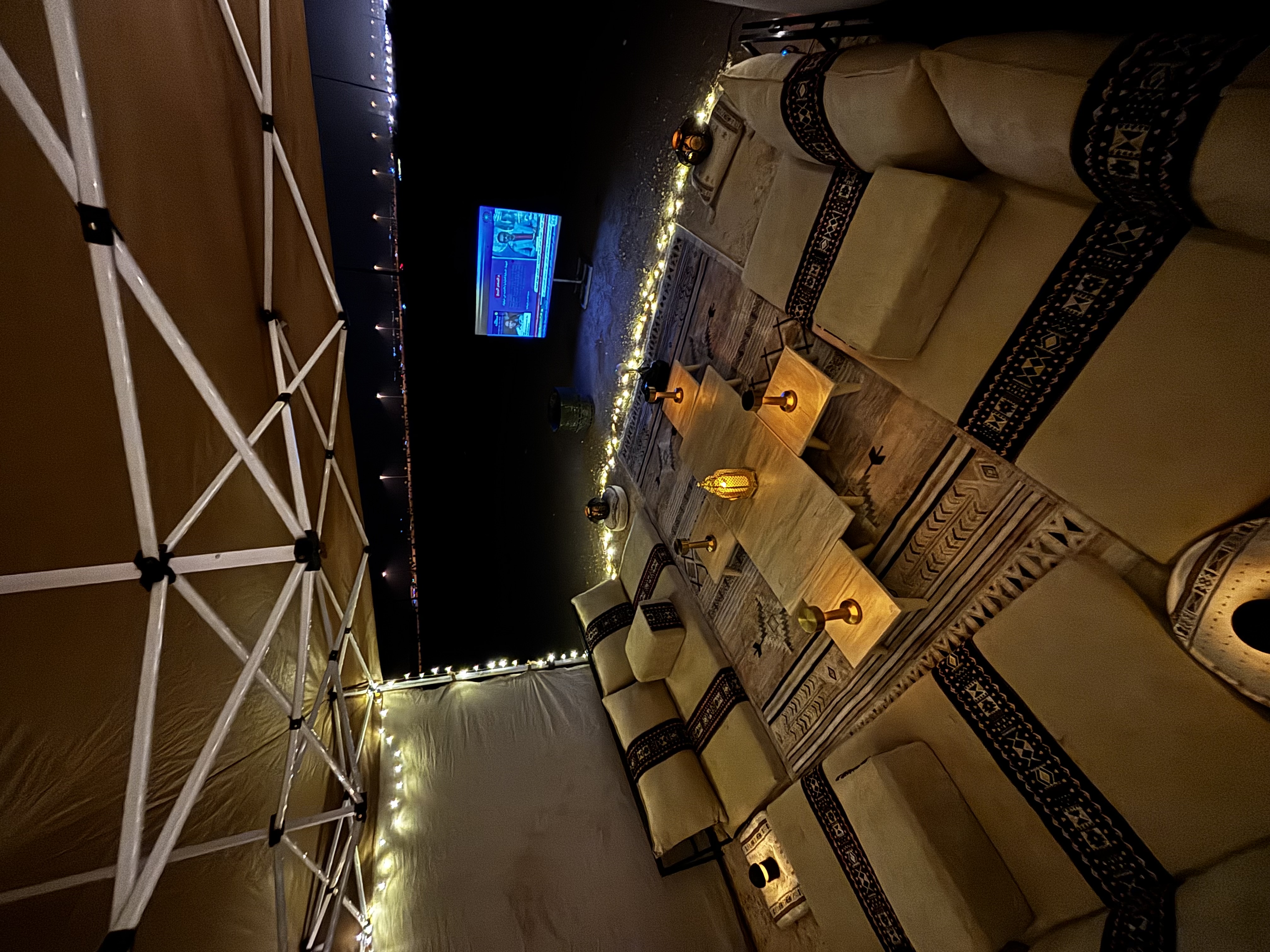 القيروان - خيمة جلسة ارضية مريحة