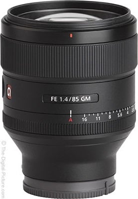 Sony FE 85mm f/1.4 GM Lens