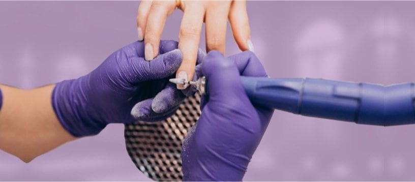 إزالة طلاء الجل (شيلاك)